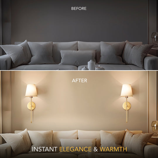 WIRELESS WALL SCONCES (SET OF 2 )