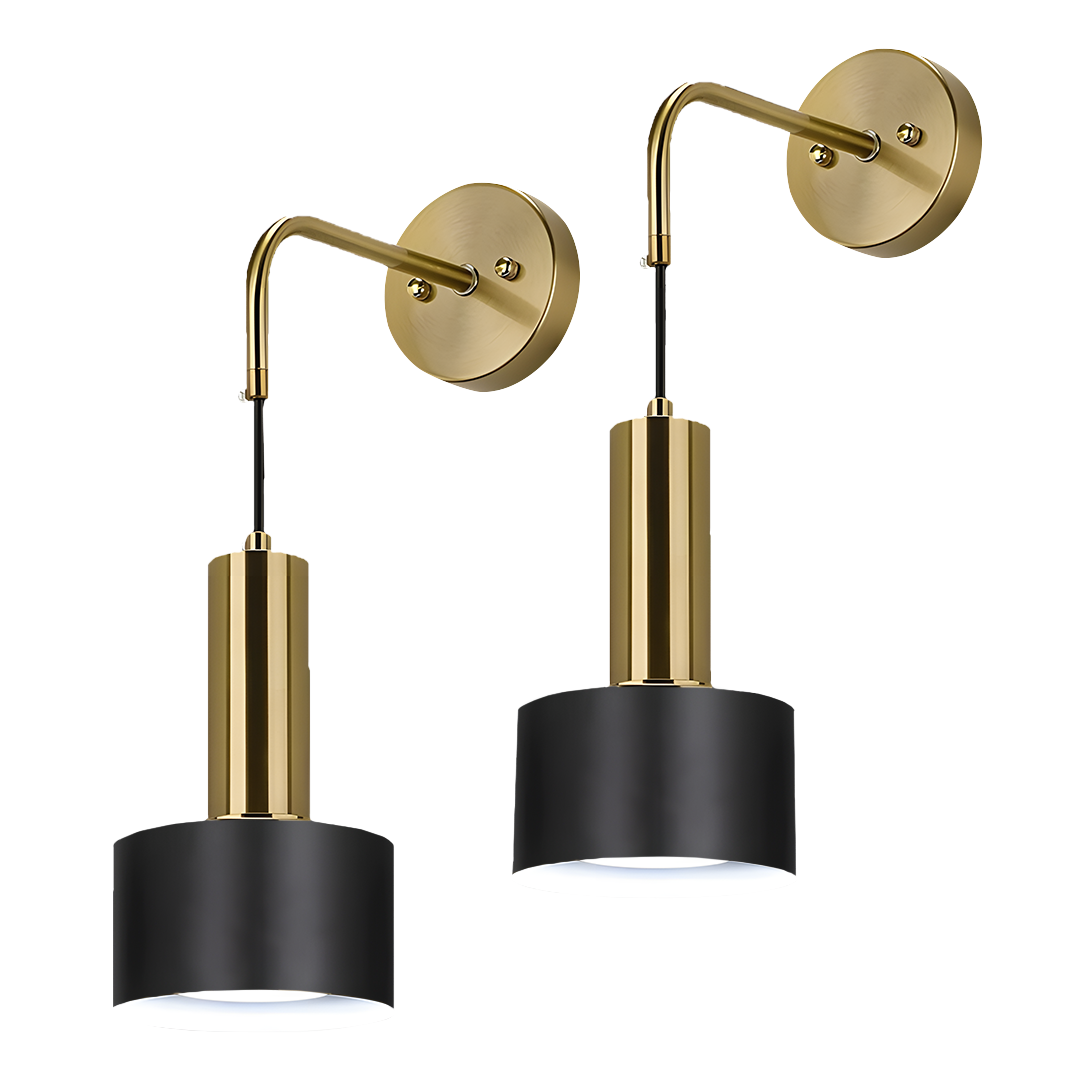 GLOWDROP WIRELESS WALL SCONCES (SET OF 2 + 2 BULBS FREE)